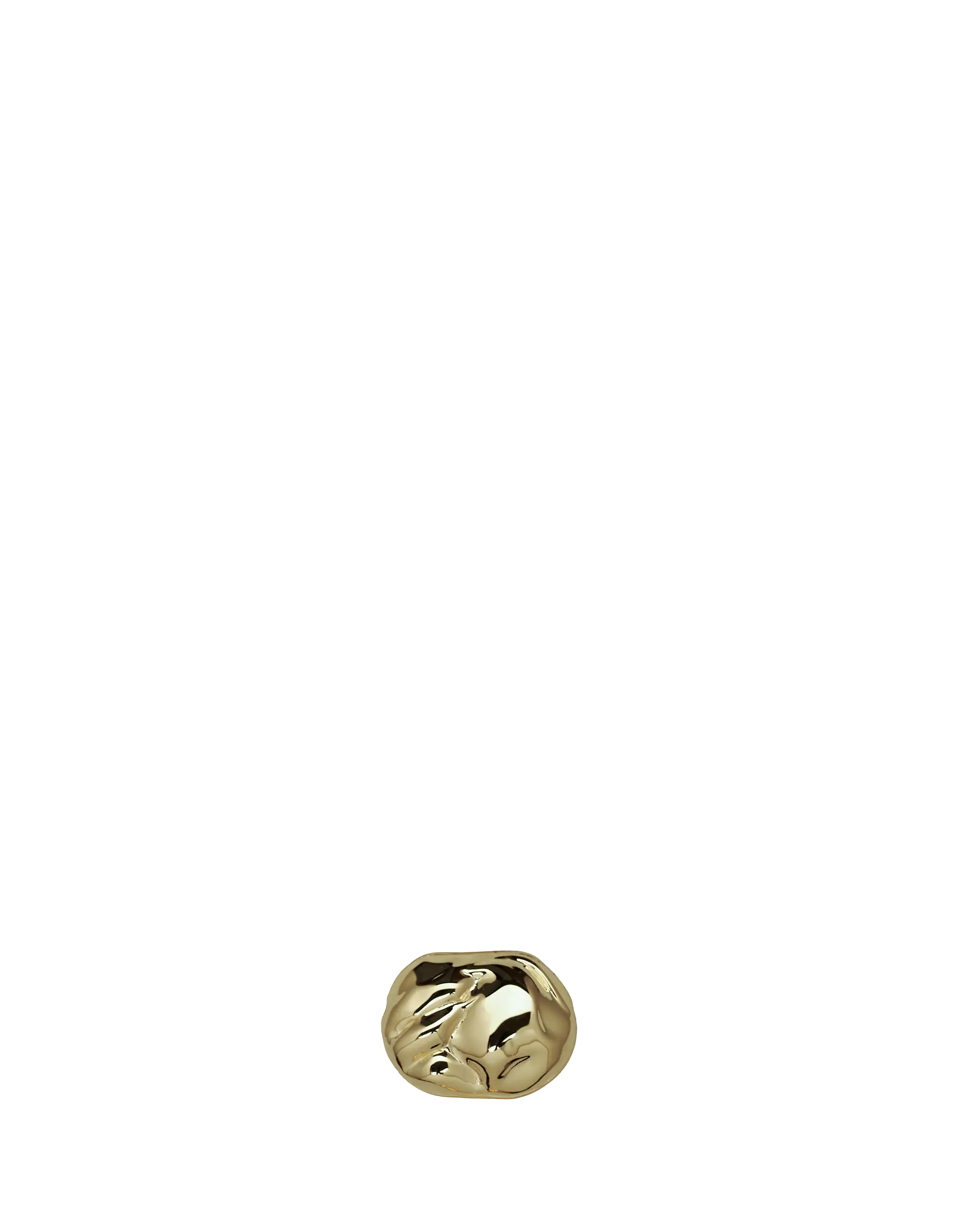 18K gold Desert pendant