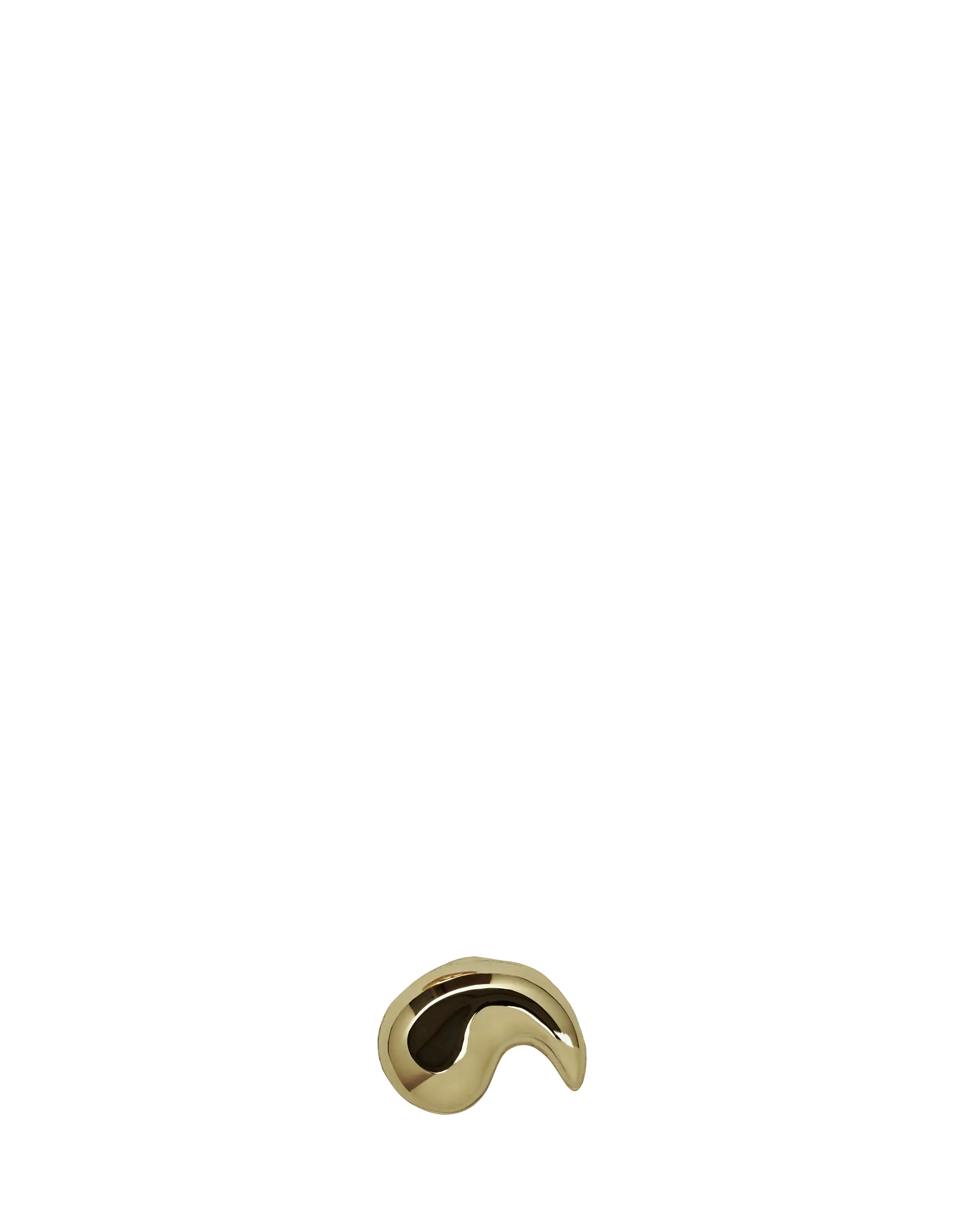 18K gold Spiral pendant